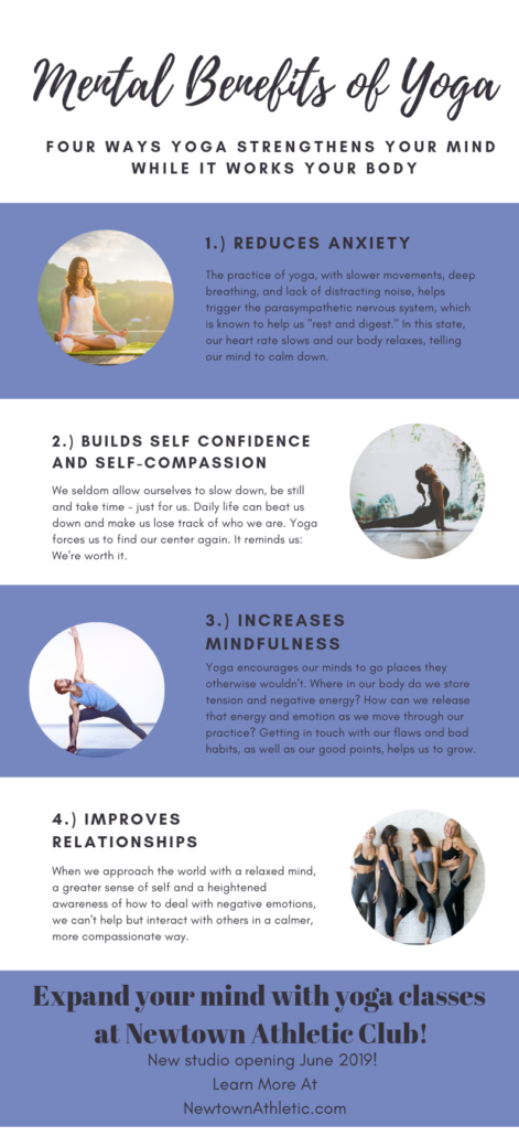 4 Mental Benefits of Yoga - Newtown Athletic Club