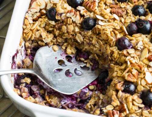 Healthy Baked Berry Almond Oatmeal Recipe
