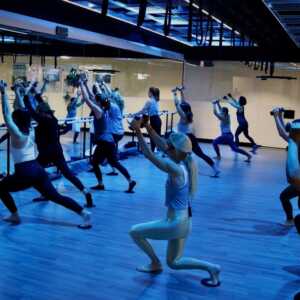 Barre class at The Newtown Athletic Club